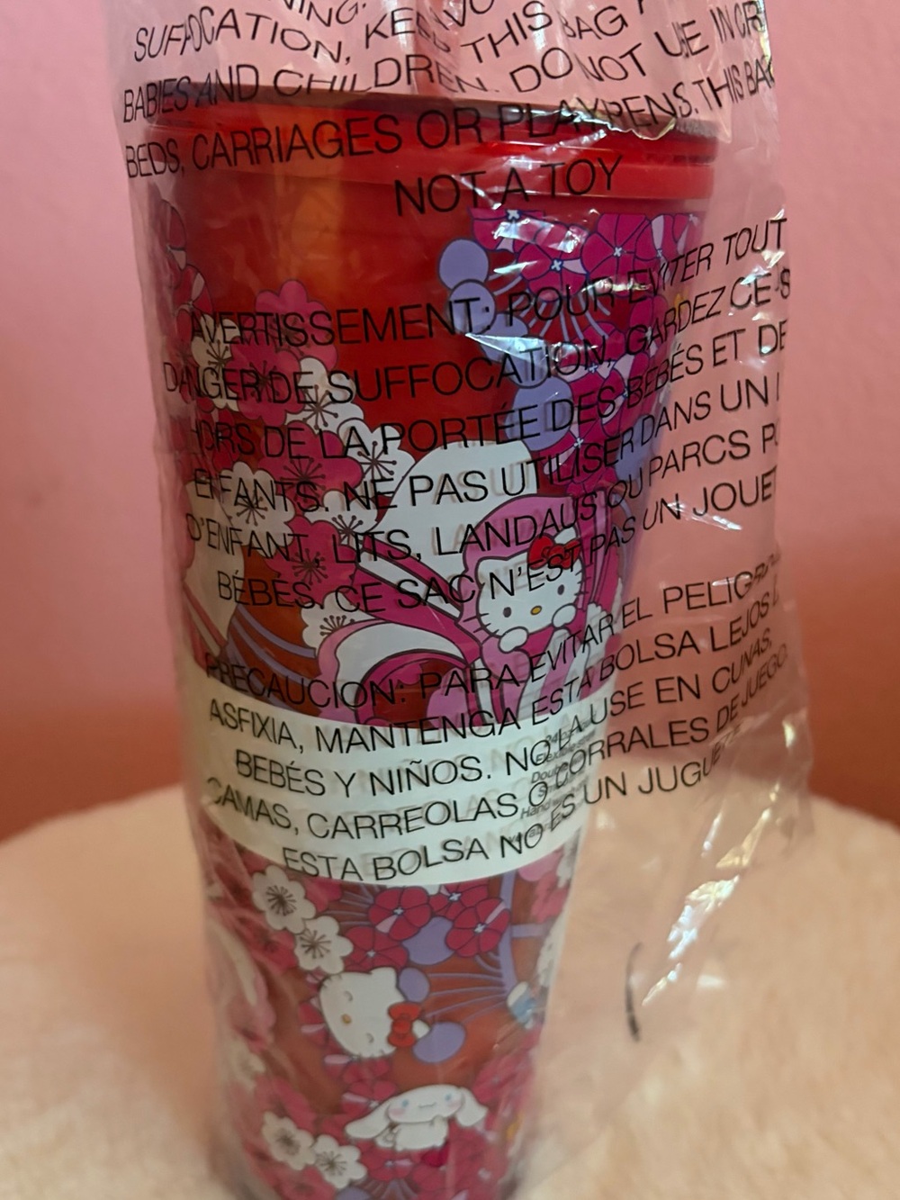 Hello Kitty x Vera Bradley 24oz Travel Tumbler with Straw - Picture 5 of 6